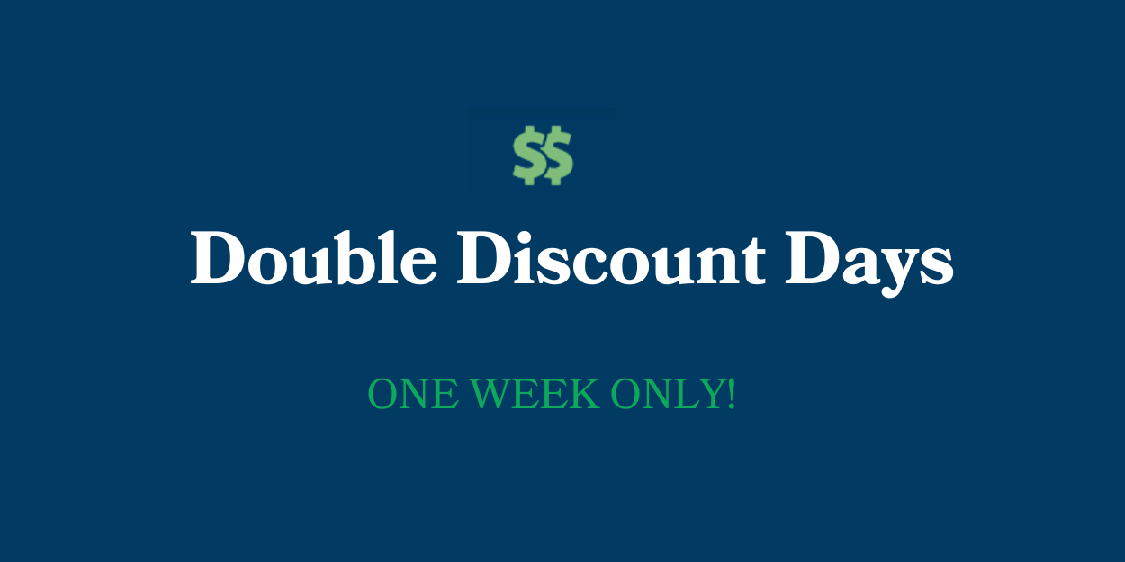 Double Discount Days