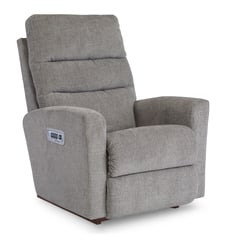 Liam Power Rocking Recliner w Headrest & Lumbar