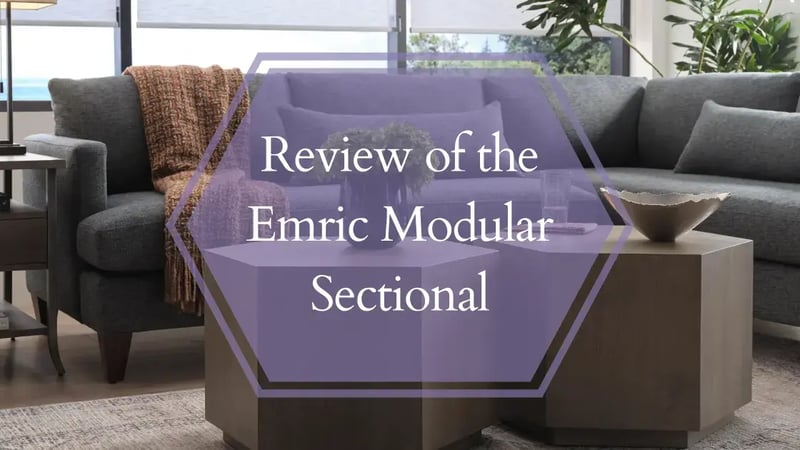 Review of La-Z-Boy’s Emric  Modular Sectional