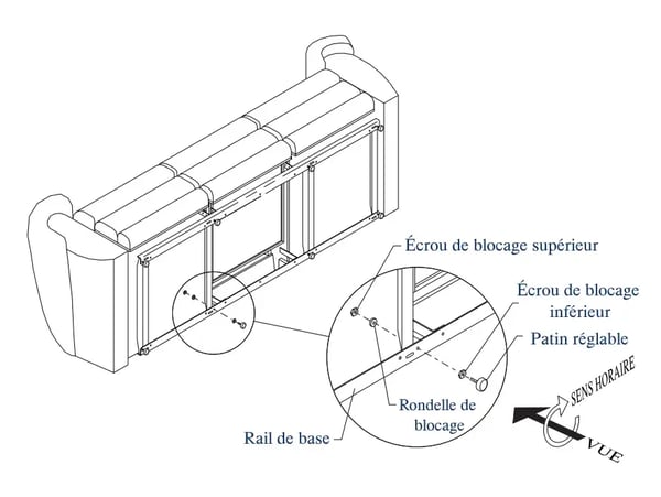 disassemble la-z-boy furniture diagram 4 FRENCH