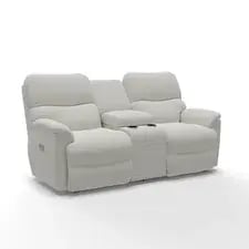 Trouper Power Reclining Loveseat w/ Headrest & Console