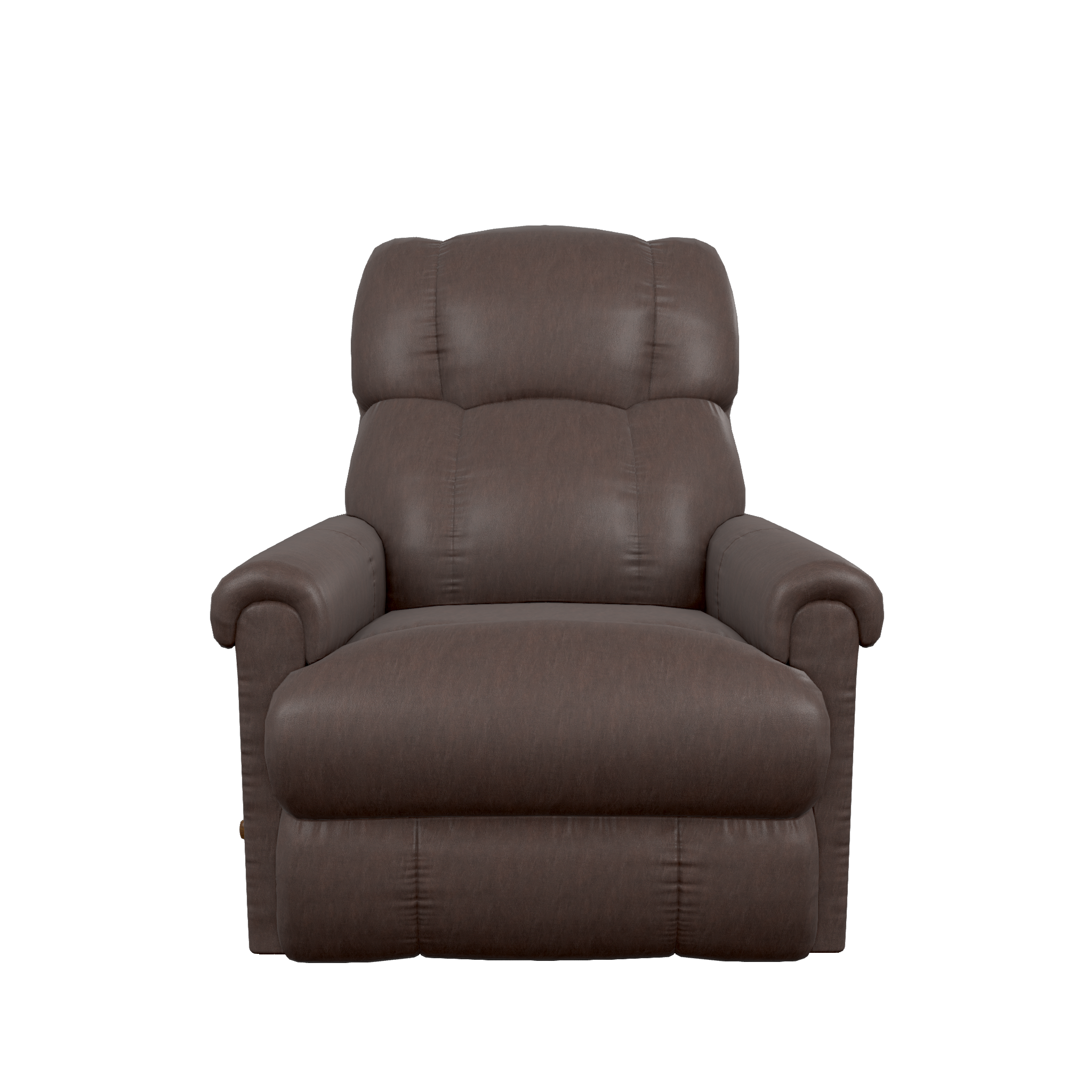 Pinnacle Leather Power Wall Recliner w Headrest & Lumbar