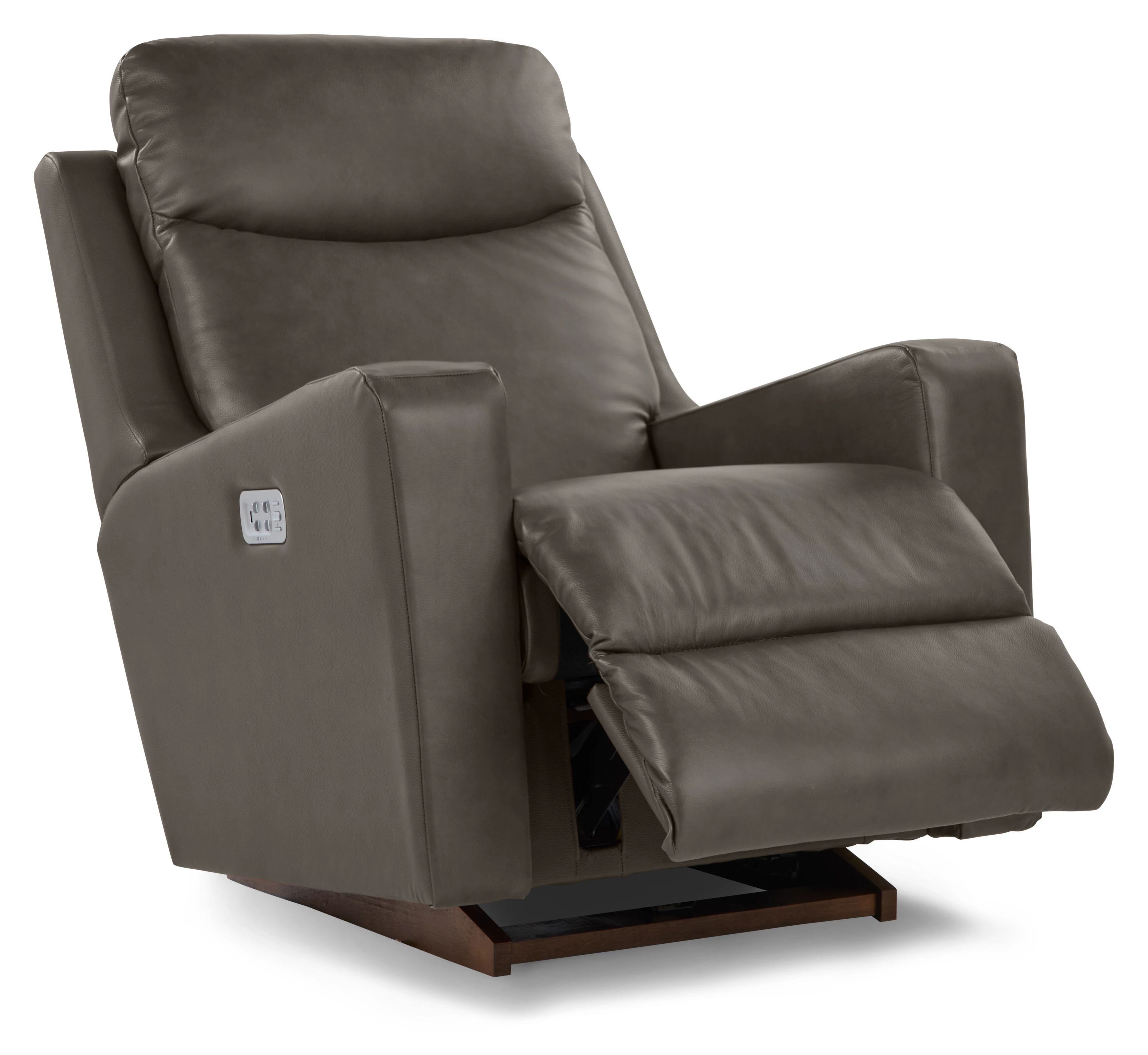 Emmons Power Rocking Recliner w Headrest & Lumbar