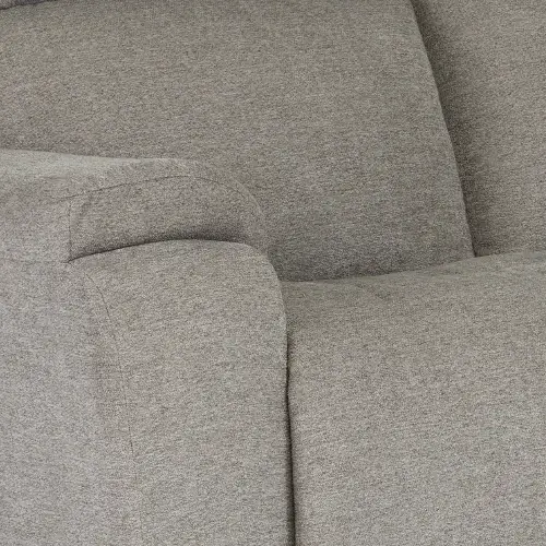 Dorian canapé loveseat inclinable avec appuie-tête et console