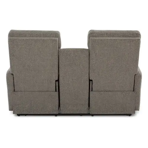 Lennon Power Wall Reclining Loveseat w/ Headreset, Lumbar & Console