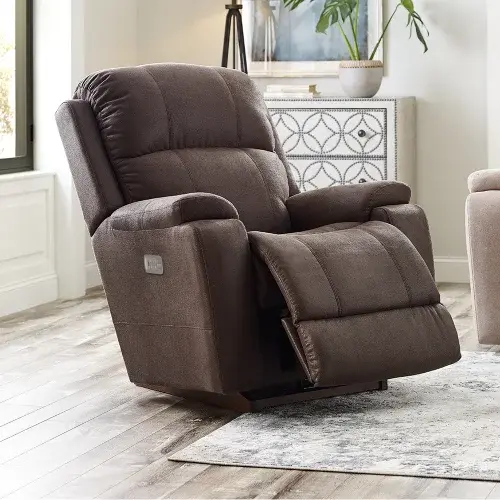 Dorian Power Rocking Recliner w Headrest & Lumbar