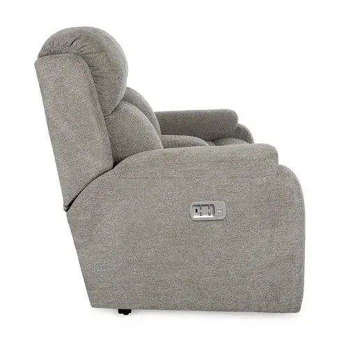 Dorian Power Reclining Loveseat w/ Headrest Lumbar & Console