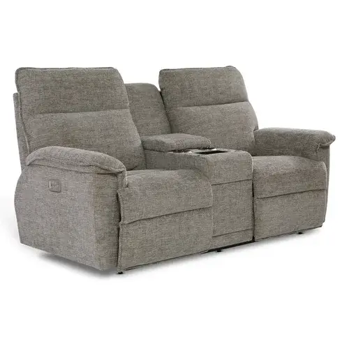 Jay Power Reclining Loveseat w/ Headrest Lumbar & Console