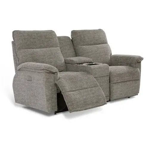 Jay Power Reclining Loveseat w/ Headrest Lumbar & Console