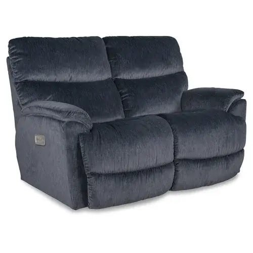 Trouper Power Reclining Loveseat w/ Headrest and Lumbar