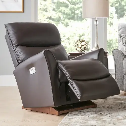 Rowan Power Rocking Recliner w Headrest & Lumbar