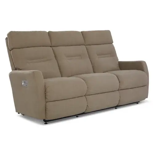 Lennon Power Wall Reclining Sofa w/ Headrest & Lumbar