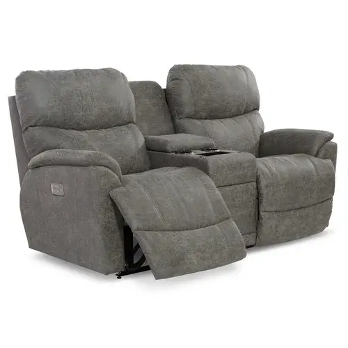 Trouper Power Reclining Loveseat w/ Headrest Lumbar & Console