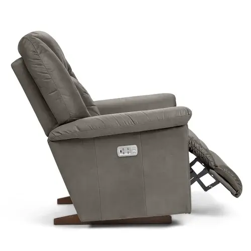 Fauteuil inclinable en rocker Jasper avec appuie-tête et soutien lombaire