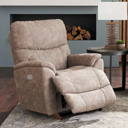 Trouper Power Rocking Recliner w Headrest & Lumbar