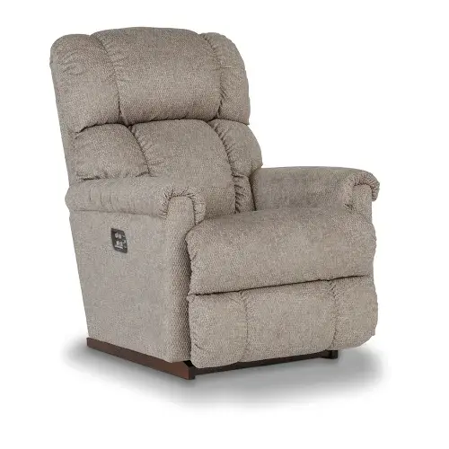 Pinnacle Power Rocking Recliner w Headrest & Lumbar