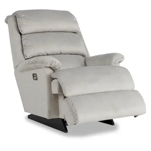 Astor Power Rocking Recliner w Headrest & Lumbar