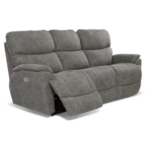 Trouper Power Reclining Sofa w/ Headrest and Lumbar